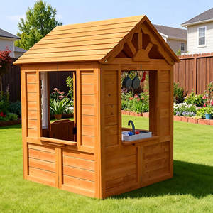 Aire de jeux pour enfants en bois stable personnalisée, intérieure et extérieure, meubles de jardin, maison de jeu - Product Image 5