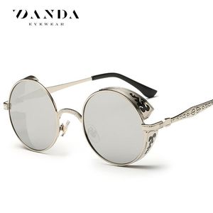 DANDA Round Sunglasses Full Rim <b>Mirror</b> Lenses UV400 Retro Style Unisex Model 881 - Product Image 2