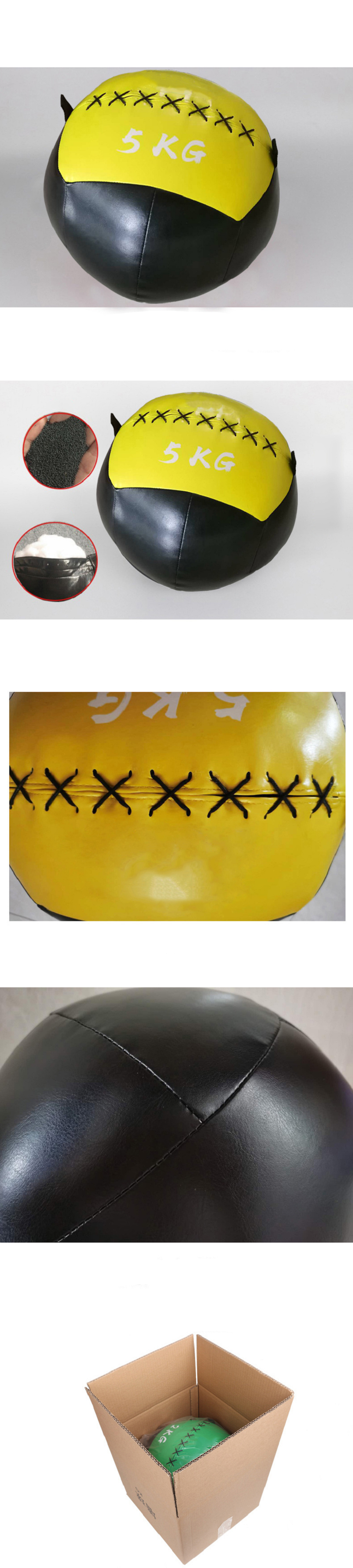Custom print composite slam wall ball Cross training weighted  PU gym exercise medicine wall ball