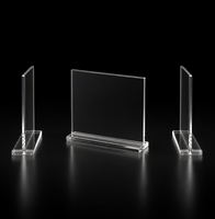 Support de Table en Acrylique sur Mesure, Double Face, Transparent, pour Affichage – Vente en Gros pour Menus de Restaurant, Photos et Cartes