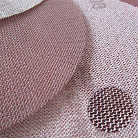 Papier abrasif automobile 5/6 pouces en céramique à fixation auto-agrippante en maille filet abrasive
