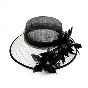 Best Sinamay <strong>Fascinator</strong> Perfect <strong>Wedding</strong> Hat Unique Derby Party Hat Fashion Church Hats With Clip <strong>Fascinators</strong> for Women - Product Image 3