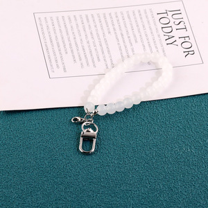 Imitation Jade Pearl Bag Hanger Keychain Fashionable DIY Handmade Accessory for Phone Case Pendant Jewelry Materials - Product Image 4
