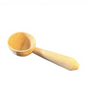 Cuillère à café en bois écologique artisanale avec long manche, cuillère doseuse en bois naturel (capacité 10/20/30 ml, finition miroir) - Product Image 5