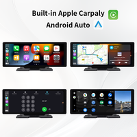Caméra embarquée KLYDE 2K DVR avec rétroviseur 10,26 pouces, CarPlay sans fil, navigation GPS, Mirror Link, écran tactile portable, 1 an