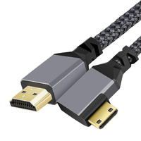 Cable Justlink de 0.5m, 5mm, PVC, Cobre Puro, Chapado en Oro, para 4K 60Hz 3D, Macho a Macho, para Macbook, Laptop, Home Theater