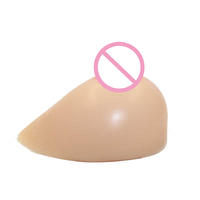 Prothèse mammaire artificielle réaliste en silicone, forme goutte d'eau, avec sangle, pour hommes travestis