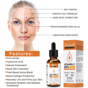 Suero de Vitamina C ELbbuB de Marca Privada OEM de 30 ml, Suero Facial Coreano de Vitamina C Antioxidante Natural de Día y de Noche Antienvejecimiento - Product Image 5