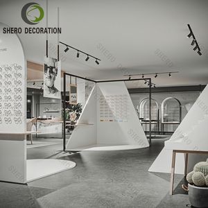 Comptoir de téléphone de bijoutier de magasin optique design Étagère murale Vitrine à <span class=keywords><strong>lunettes</strong></span> Étagère de vitrine avec serrure - Product Image 2