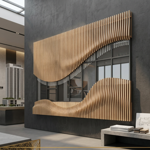 Revestimiento de Fachada de Pared Cortina de Aluminio Moderno, Panel Exterior Personalizado para Edificios, Diseño Exterior para Apartamentos - Product Image 2