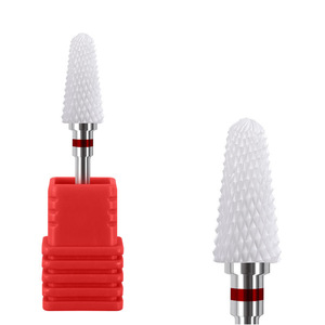 Ensemble de fraises en céramique pour perceuse à ongles électrique, outils de polissage pour manucure - Product Image 5