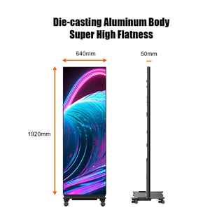 จอแสดงผล LED แบบพับได้คุณภาพสูง P1.5 COB สำหรับใช้งานภายในอาคาร ความละเอียดสูง เหมาะสำหรับการโฆษณาแบบดิจิทัล จอแสดงผล LED สำหรับโฆษณาเชิงพาณิชย์ - Product Image 1