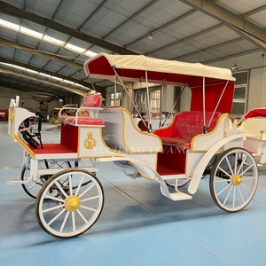 Magnifique calèche citrouille blanche tirée par des chevaux, type Cendrillon, <span class=keywords><strong>pour</strong></span> parc d'aventure et garderie publique - Product Image 4