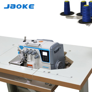 Máquina Overlock Industrial JAOKE Totalmente Automática de Cama Plana, Hierro y Plástico, 3/4/5 Hilos, Corte Automático de Hilo y Cortador, Alimentación Diferencial - Product Image 1