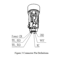Module de télémétrie laser compact 905 nm UART, haute précision, faible consommation, portée 1 km, module de télémètre laser TOF
