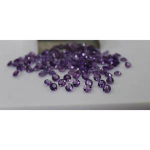 Gema de Amatista Africana Natural de 3 mm y 0.101 Ct, Corte Brillante Redondo, para Joyería - Product Image 2