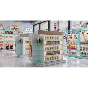 Cute <span class=keywords><strong>Pet</strong></span> <span class=keywords><strong>Store</strong></span> Innen architektur Dog Treats <span class=keywords><strong>Store</strong></span> Display Regale Showroom <span class=keywords><strong>Pet</strong></span> Produkt Tiernahrung Toy Storage Display Rack - Product Image 5