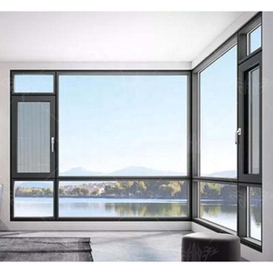 <span class=keywords><strong>Ventana</strong></span> Abatible de Aluminio con Marco de Vidrio Templado Doble Aislante, Resistente a Huracanes, con Rotura de Puente Térmico, Marca SJUMBO - Product Image 2