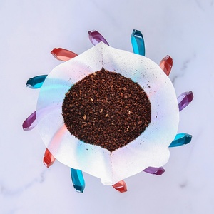 กรวยกรองกาแฟแบบหยดน้ำพลาสติกใสคุณภาพสูงรุ่นใหม่ V02 สำหรับขายส่ง - Product Image 5