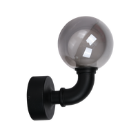 Élégante applique murale extérieure en aluminium avec LED 12W certifiée ROHS, design étanche et résistant au vent IP65 pour usage en jardin