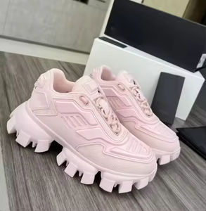 Zapatos Casuales de Diseñador, Alta Calidad, Gran Venta, Estilo Grueso para Caminar, Cierre con Cordones, Punta Cuadrada, Tendencia de Moda, Tela de Algodón - Product Image 2