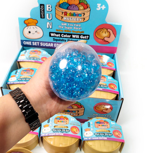 Giocattolo Squishy a Forma di Raviolo Glitterato, Antistress, Giocattolo Sensoriale da Spremere, Regalo per Bambini dai 3 Anni in Su, Materiale PU - Product Image 5