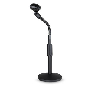Support de microphone de bureau à col de cygne avec base métallique et hauteur réglable pour le streaming et les conférences - Product Image 5