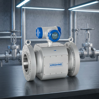 Débitmètre ultrasonique Krohne ALTOSONIC V12 pour transfert de produits (CT), mesure de gaz, personnalisable OEM, avec bride en acier inoxydable 316L