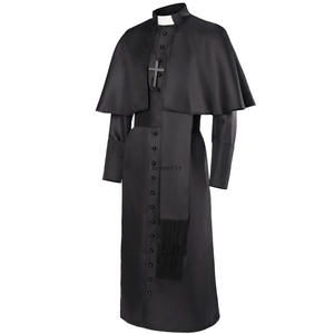 Costume de pape romain, costume de <span class=keywords><strong>prêtre</strong></span> médiéval, cosplay, robe religieuse de l'église <span class=keywords><strong>catholique</strong></span>, <span class=keywords><strong>soutane</strong></span>, robe de missionnaire, robe de clergé, <span class=keywords><strong>soutane</strong></span> - Product Image 4