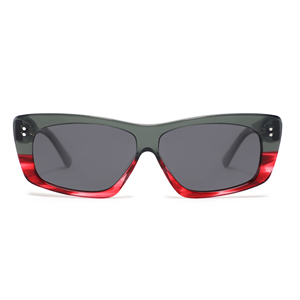 Lunettes de soleil en acétate 2025 New Eco Shades Double Color Vintage Small Rectangle Polarized UV400 Sun Glasses Women Shades - Product Image 5