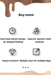 Bol pour chien en acier inoxydable 304, vaisselle pour animaux <span class=keywords><strong>de</strong></span> compagnie, distributeur <span class=keywords><strong>de</strong></span> nourriture pour chat, bol à eau et à nourriture, plat <span class=keywords><strong>de</strong></span> service pour petit chien et chat - Product Image 6