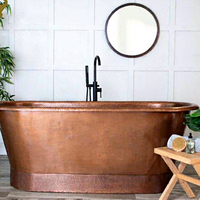 Cuivre Bronze Baignoire Style Antique Coulé pour Art & Collectible