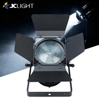 Projecteur de scène LED DMX dimmable 200W à haute CRI pour studio TV, cinéma, théâtre et photographie, type Fresnel