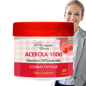 Tabletas de Vitamina C Natural OEM ODM, Proporcionan Energía, Refuerzan el Sistema Inmunológico, Tabletas de Extracto de Acerola - Product Image 1