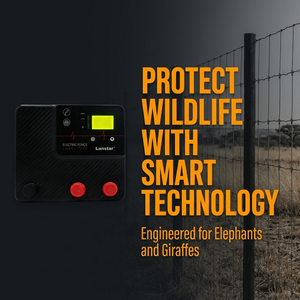 Lanstar LX-P500 100acres d'électrificateur/<span class=keywords><strong>chargeur</strong></span> de clôture de ferme solaire avec impulsion 12KV portée de 50km pour la protection du bétail - Product Image 4