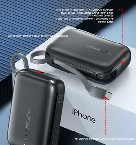 Batterie externe pour téléphone portable personnalisée en usine, affichage numérique LED intelligent, <span class=keywords><strong>10000</strong></span> mAh, batterie externe mince - Product Image 4