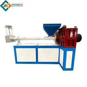 small medium plastic pots buckets beverage bottles melting extruder machine for plastic granules