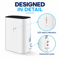 Purificateur d'eau RO avec armoire blanche et indicateur LED de durée de vie du filtre pour salon de beauté et eau potable