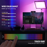 Neewer 18 Scènes Lumière LED RVB pour Photo, Audio, Vidéo, Streaming en Direct, 2900K-7000K, Lumière de Jeu