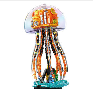 716100 Medusa Mecánica de Plástico ABS, Bloques de Construcción, Adornos, Juguetes Educativos para Niños, Regalo de Simulación - Product Image 5