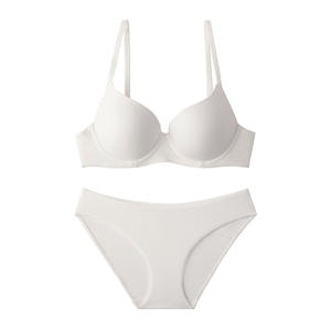 X8636 femmes grande taille 2 pièces ensemble visage lisse doux <span class=keywords><strong>soutien</strong></span>-<span class=keywords><strong>gorge</strong></span> push-up à armatures avec contrôle du ventre pour ensemble de <span class=keywords><strong>sport</strong></span> actif - Product Image 3