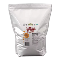 Offre spéciale Emballage de pochette en plastique personnalisé Sac d'emballage alimentaire Farine de manioc Poly sac en plastique à fermeture éclair Sacs de rangement refermables