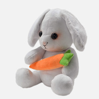 Hete Aanbieding Schattige 40cm Paashaas Pluche Pop PP Katoen Superzacht Knuffelbaar Pluizig Gewassen UV Gelakt Knuffeldekentje Meisjes Kinderen Bruiloft