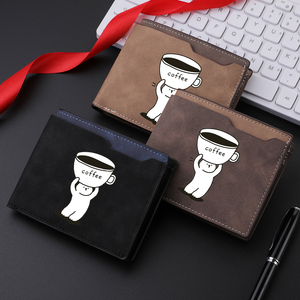 Cartera Corta <span class=keywords><strong>de</strong></span> Cuero PU Estilo Ejecutivo para <span class=keywords><strong>Hombre</strong></span> con Compartimento para Tarjetas <span class=keywords><strong>de</strong></span> Crédito y Cartera Interior Multifuncional - Product Image 1