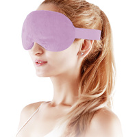 Masque oculaire chauffant à la vapeur de perles d'argile naturelle, utilisable au micro-ondes, pour la fatigue oculaire