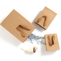 Sacs en papier kraft à fond carré, écologiques, imperméables, réutilisables, personnalisables, pour cadeaux, aliments, cosmétiques, vente en gros