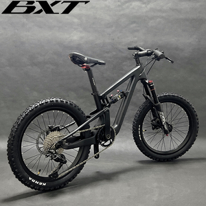 Vélo VTT BXT 20 pouces en fibre de carbone, adapté aux tailles de 125 à 145 cm, DEORE <span class=keywords><strong>M4100</strong></span>, vélo VTT en carbone 20 pouces pour enfants et adolescents - Product Image 3