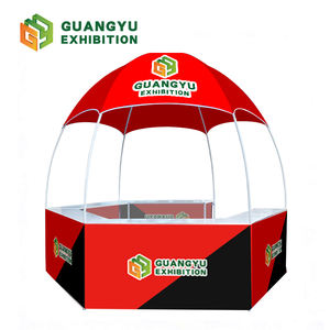 Carpa Hexagonal Mini Comercial Personalizada, Carpa Domo Ecológica para Ferias Comerciales, Carpa Desplegable con Logotipo y Texto para Restaurante, Comedor al Aire Libre - Product Image 1