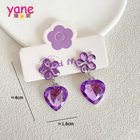 Conjunto de joyas de plástico Pendientes y clip de oreja con perlas y diamantes para fiestas y regalos