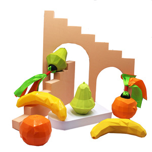 Mainan anjing interaktif makanan bocor pisang Tpr mainan boneka binatang peliharaan berbentuk buah pemberi makan anjing - Product Image 3